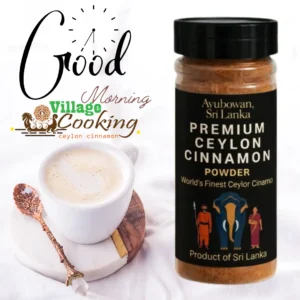 Premium ALBA Grade True Ceylon Cinnamon Powder – 100g (3.5oz) Seal 6 Bottles Pack |Handmade in Sri Lanka | Village Cooking Ceylon