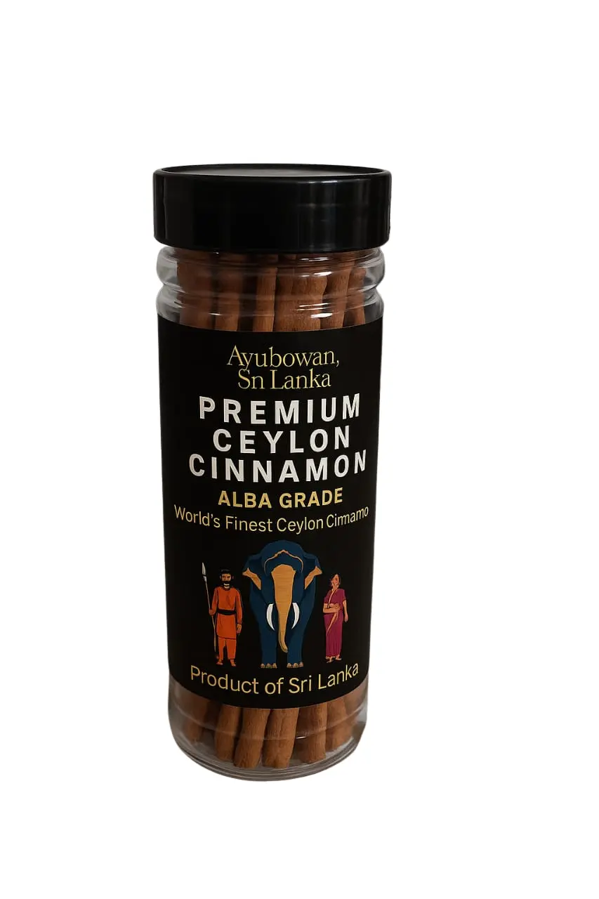 Premium ALBA Grade True Ceylon Cinnamon Sticks – (1.76 oz / 50 g)/ Seal 50g 10 Sealed Bottles Pack | Handmade in Sri Lanka | Village Cooking Ceylon - Image 7