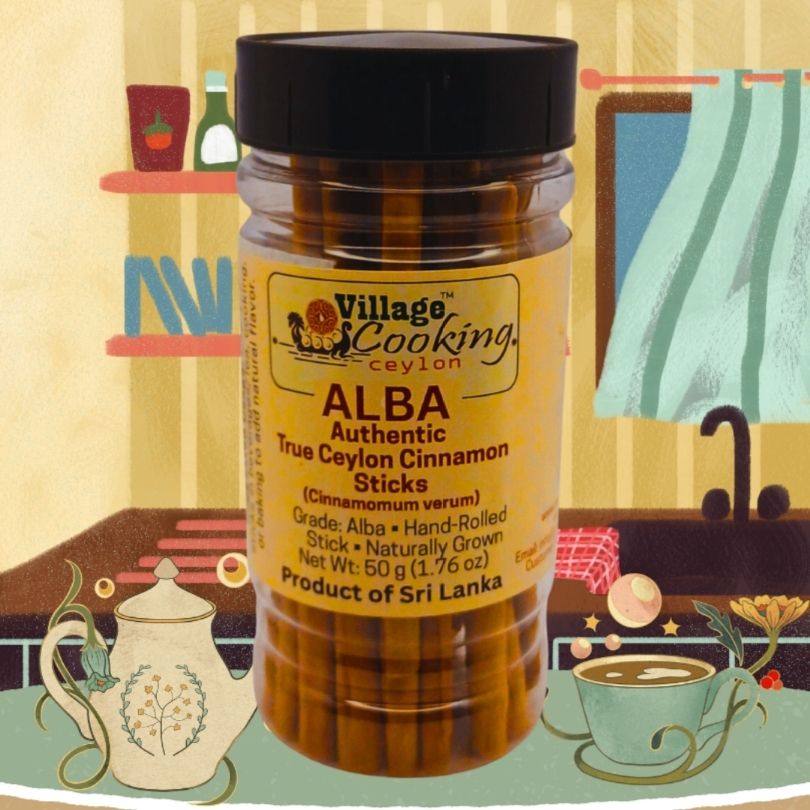 ALBA Grade True Ceylon Cinnamon Sticks – 50 g x 10 Bottles (1.76 oz each) | Free Global Shipping - Image 10